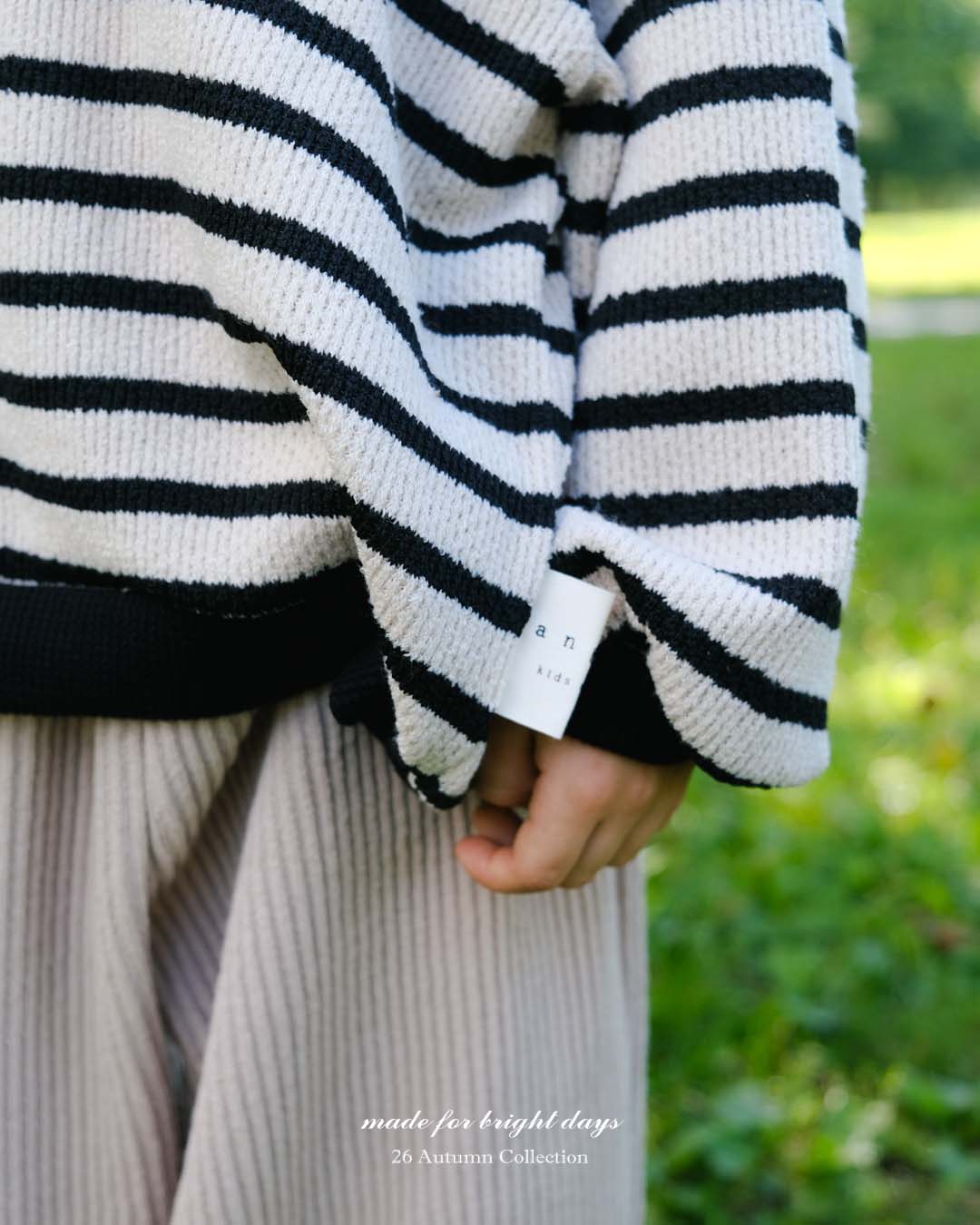 ［anggo］Tiramisu stripe mtm