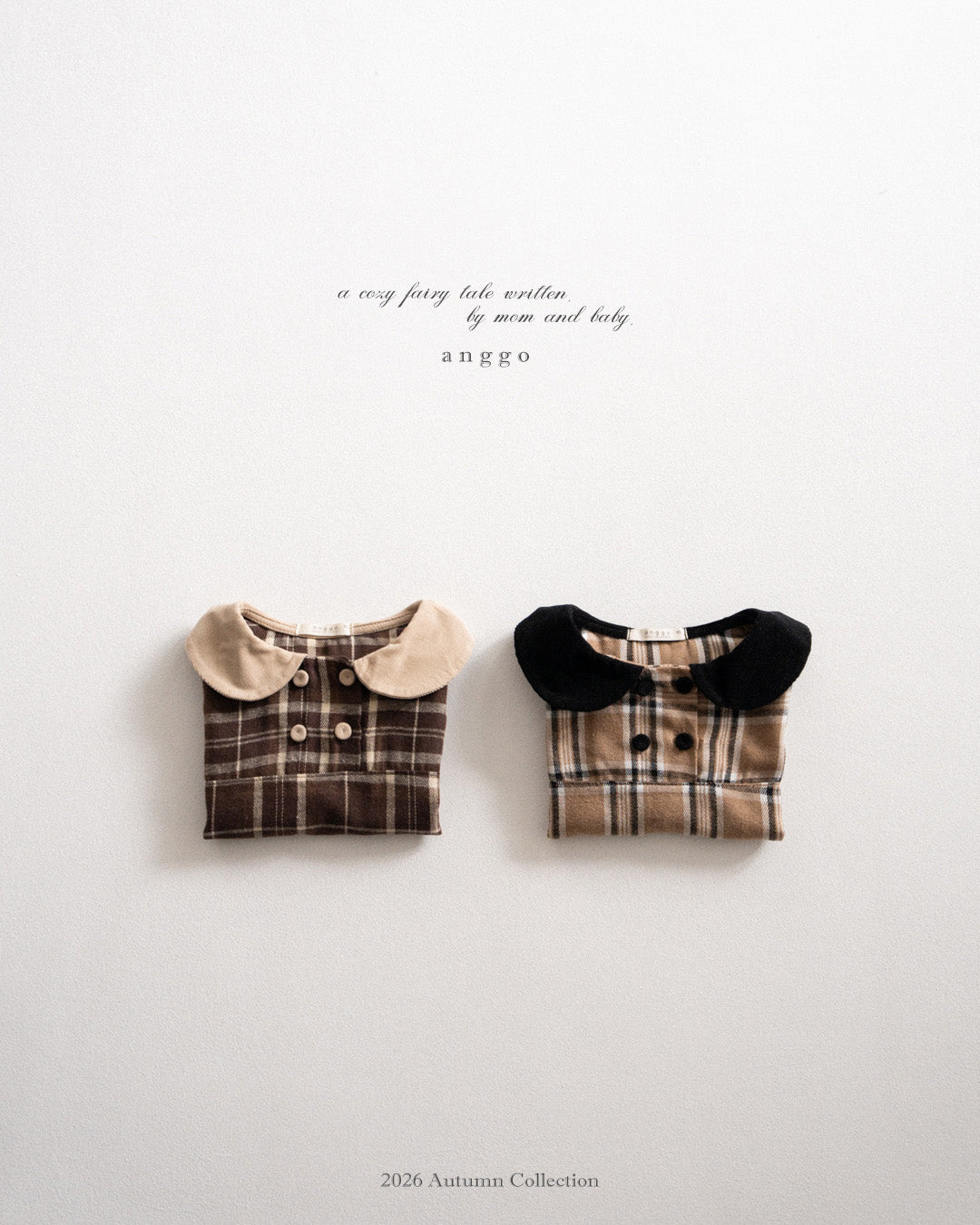 ［anggo］Cake check blouse
