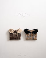 ［anggo］Cake check blouse