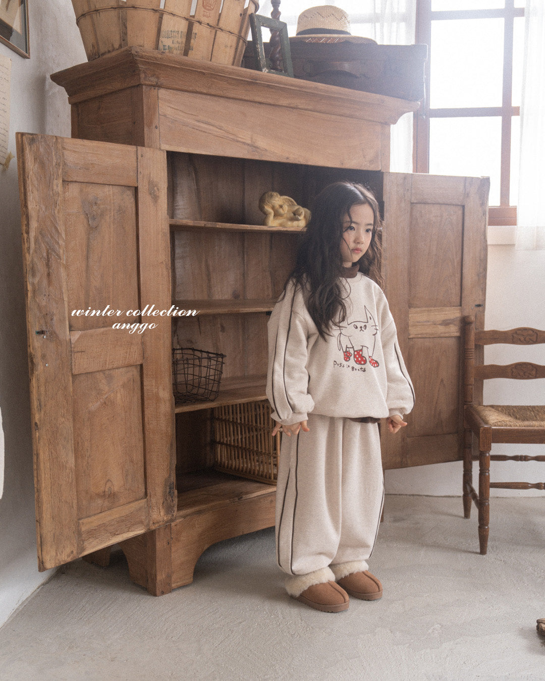 ［anggo］Line pants