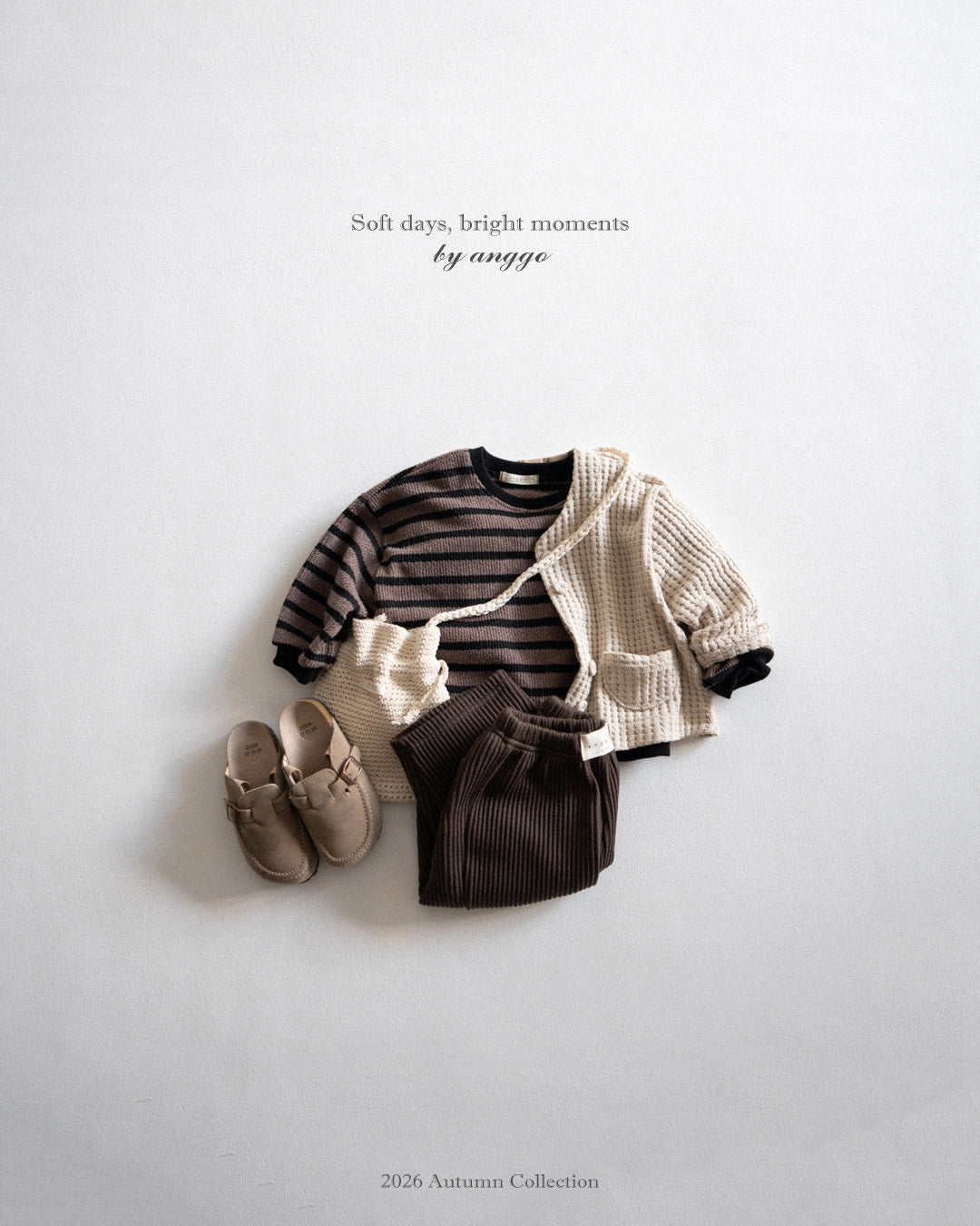 ［anggo］Tiramisu stripe mtm