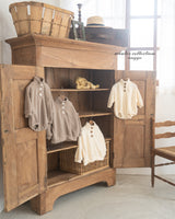 ［anggo］Cream button rompers