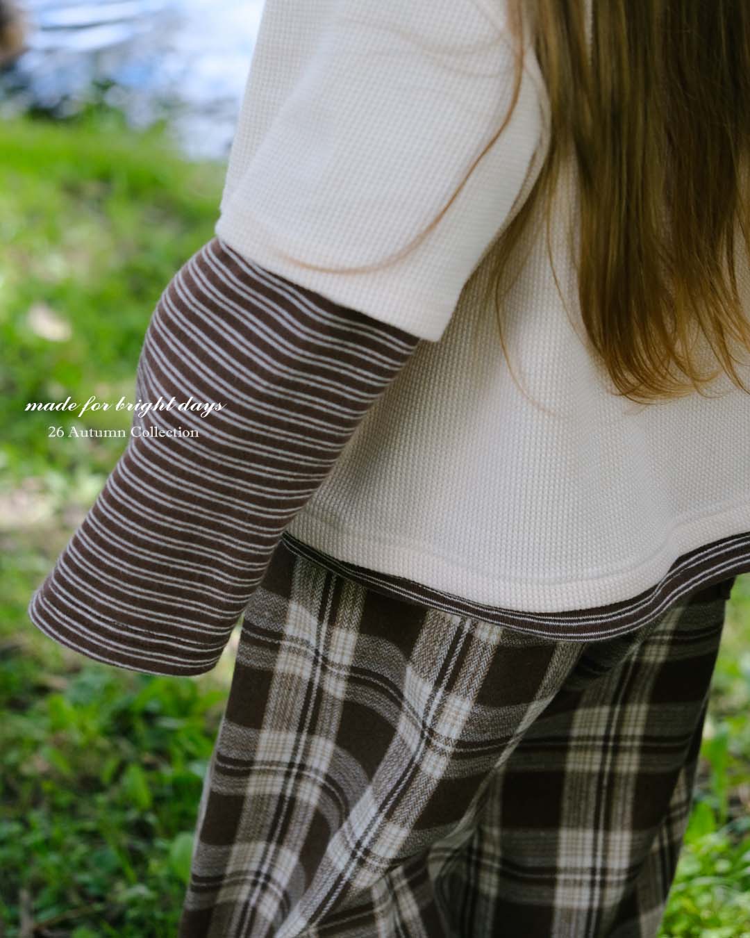 ［anggo］Pretzel layered tee