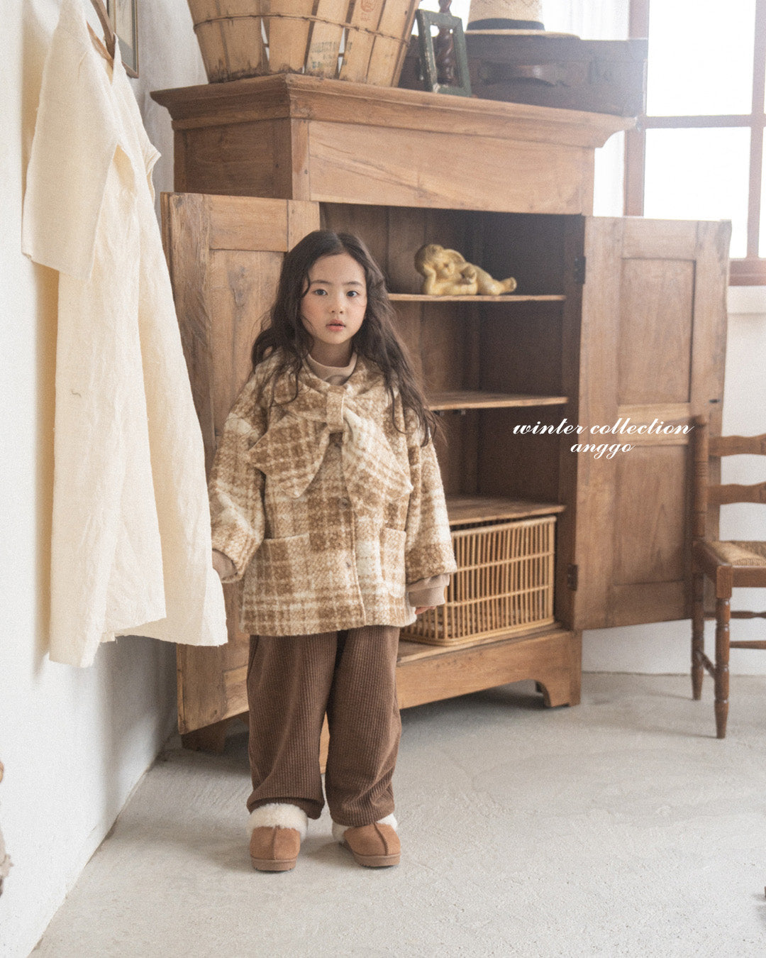 ［anggo］Financier check jacket