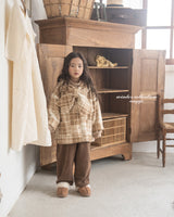 ［anggo］Financier check jacket