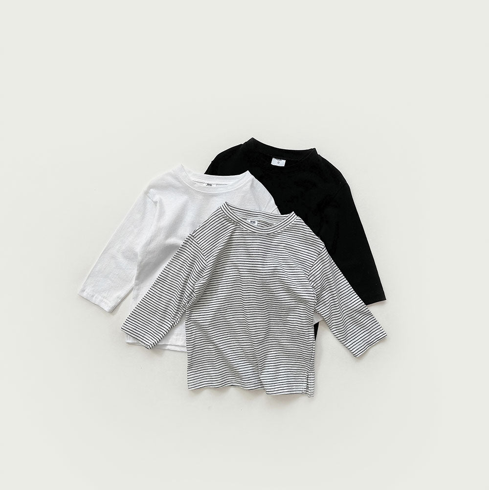 [whitesketchbook] Longsleeve layered tee