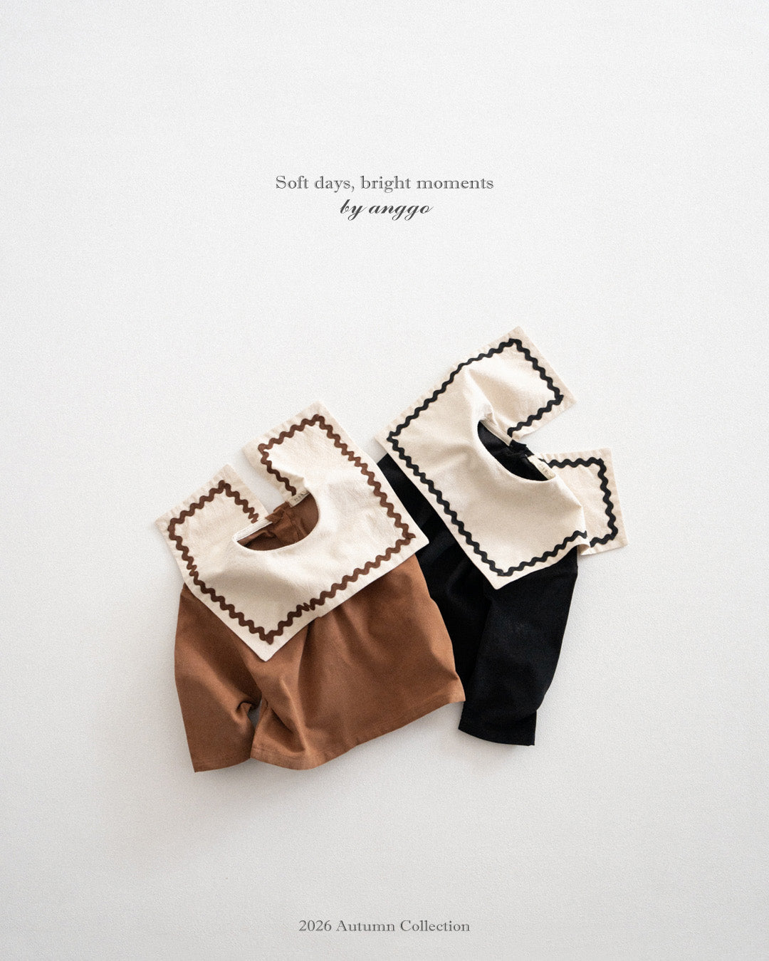 ［anggo］Nutella collar blouse