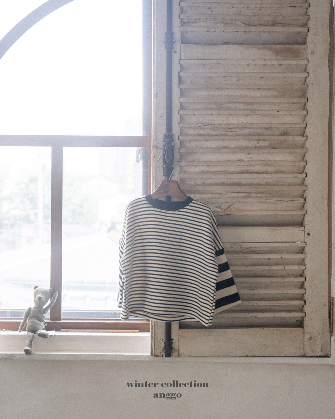 ［anggo］Rusk stripe tops