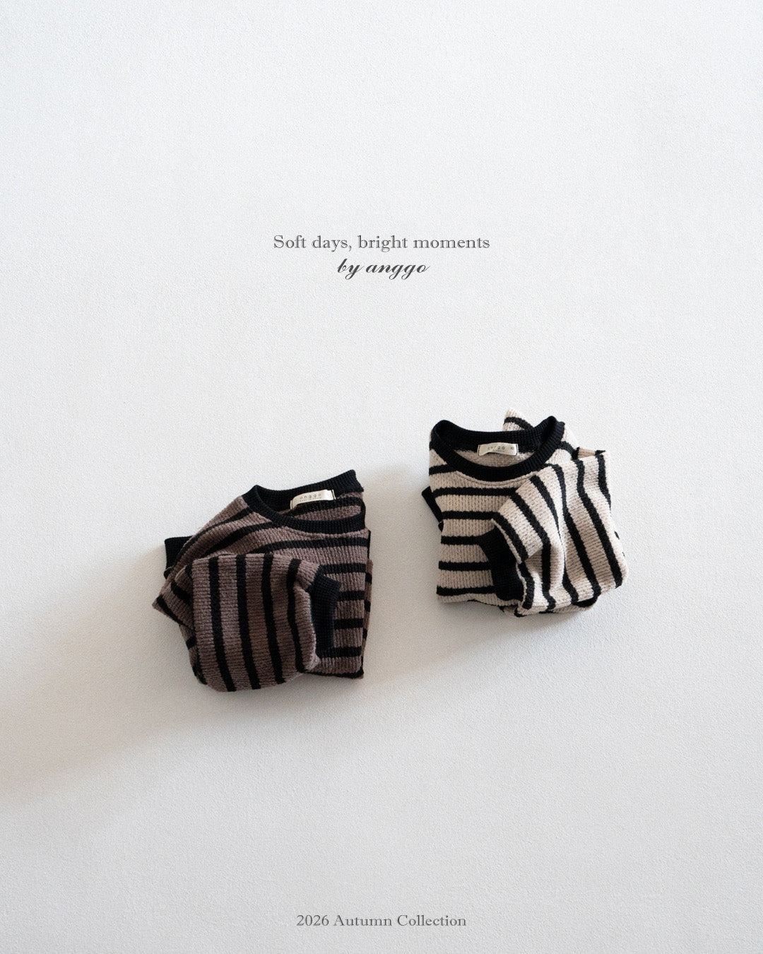 ［anggo］Tiramisu stripe mtm