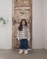 ［anggo］Pretzel stripe tops