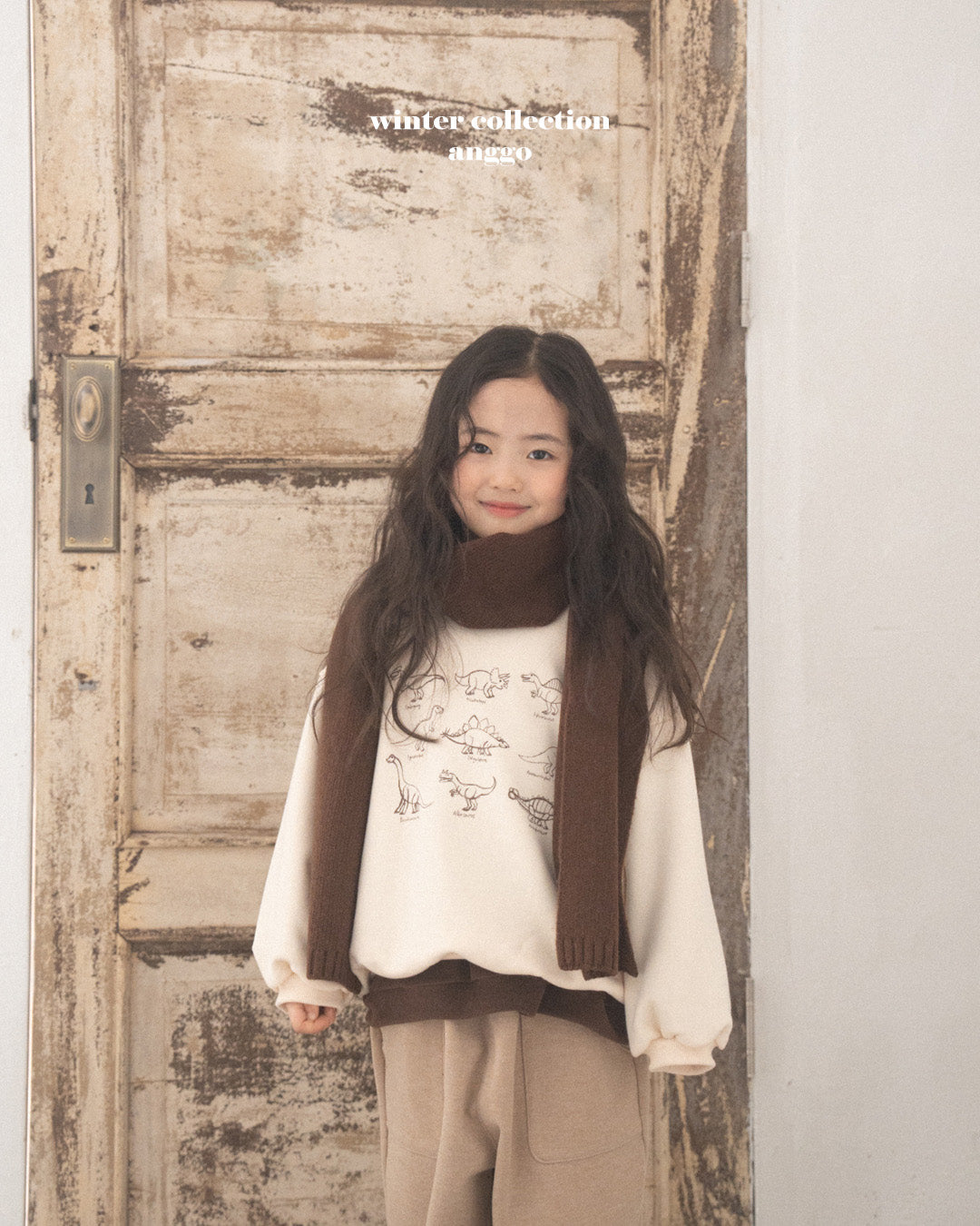 ［anggo］Anggo knit muffler