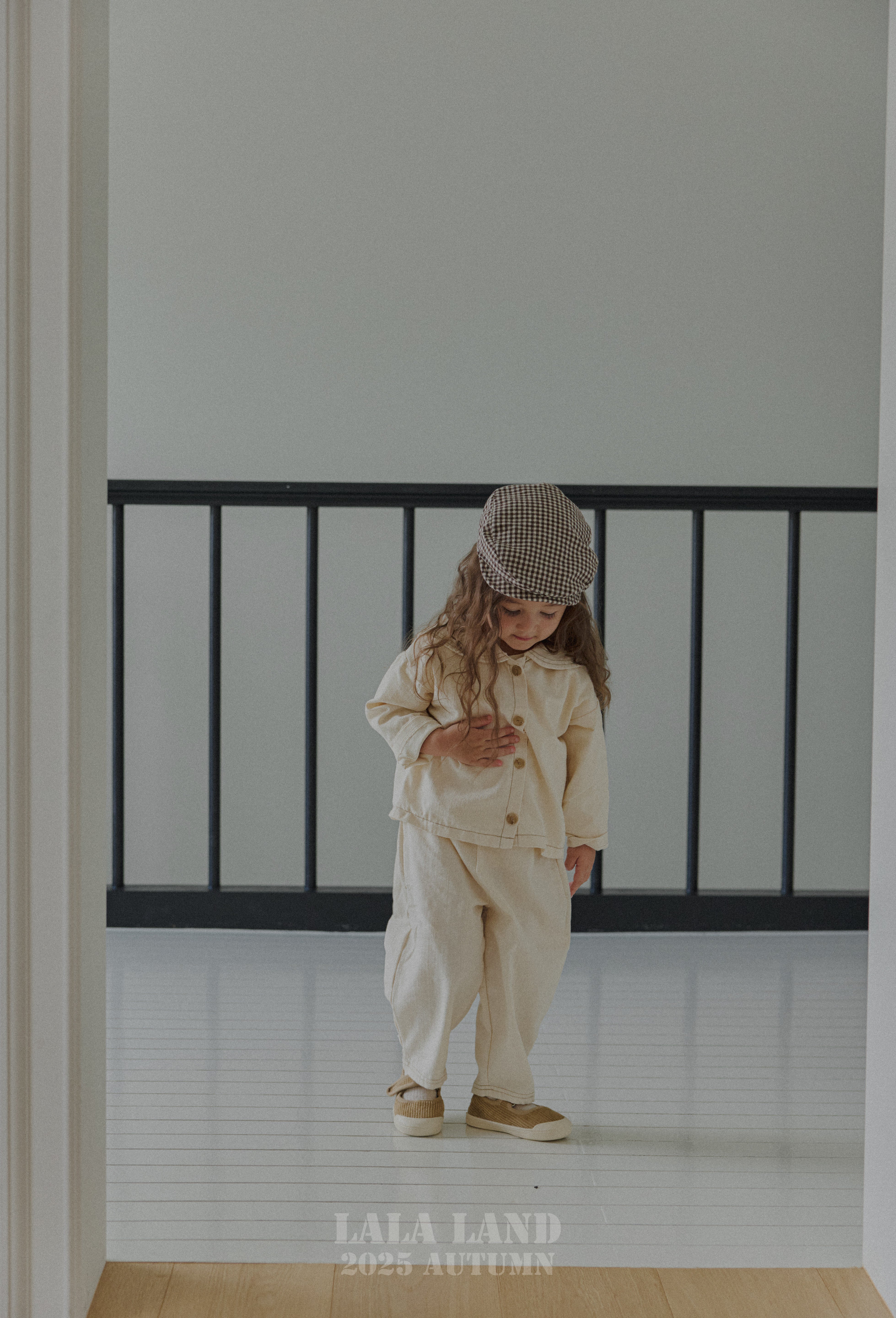 ［Lala land］New slub denim pants (kids)