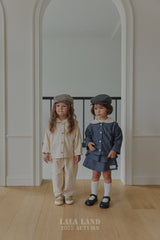 ［Lala land］New slub denim pants (kids)