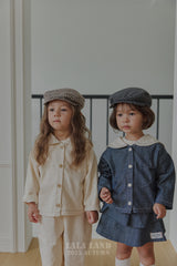 ［Lala land］New slub denim pants (kids)