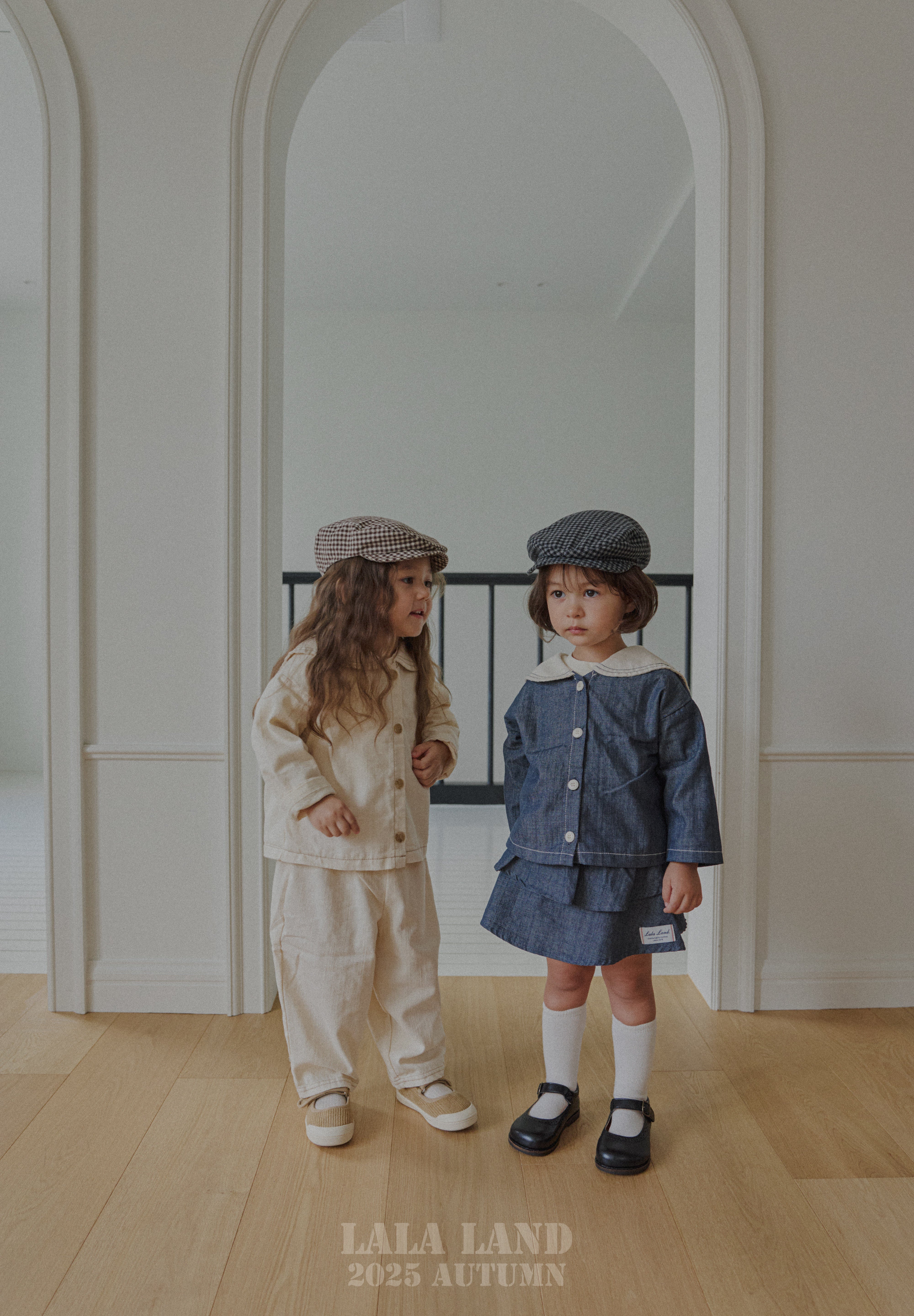 ［Lala land］New slub denim pants (kids)