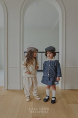 ［Lala land］New slub denim pants (kids)
