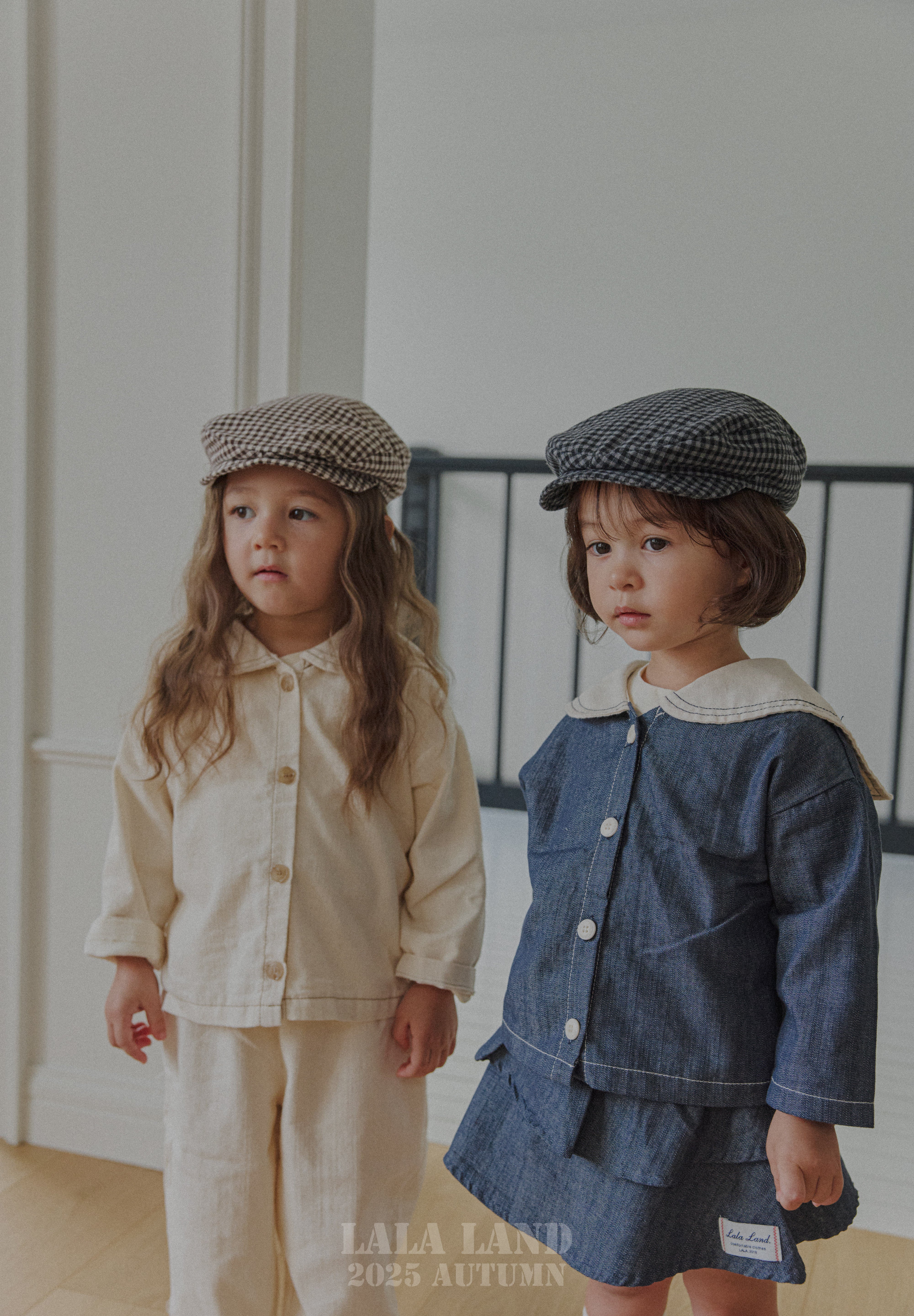 ［Lala land］New slub denim pants (kids)