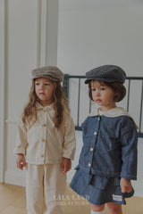 ［Lala land］New slub denim pants (kids)