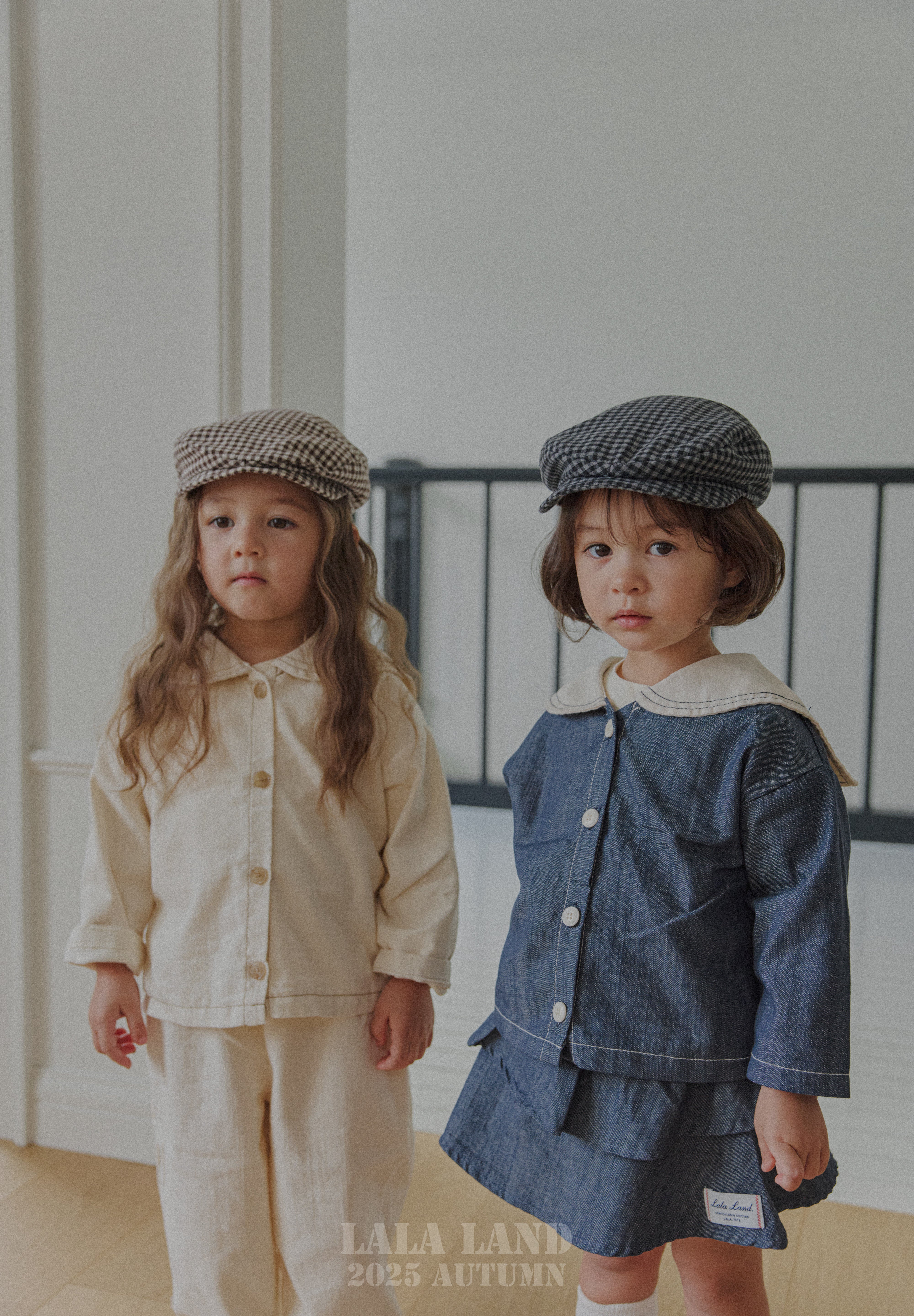 ［Lala land］New slub denim pants (kids)