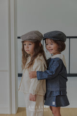 ［Lala land］Stitch sailor denim shirt (kids)