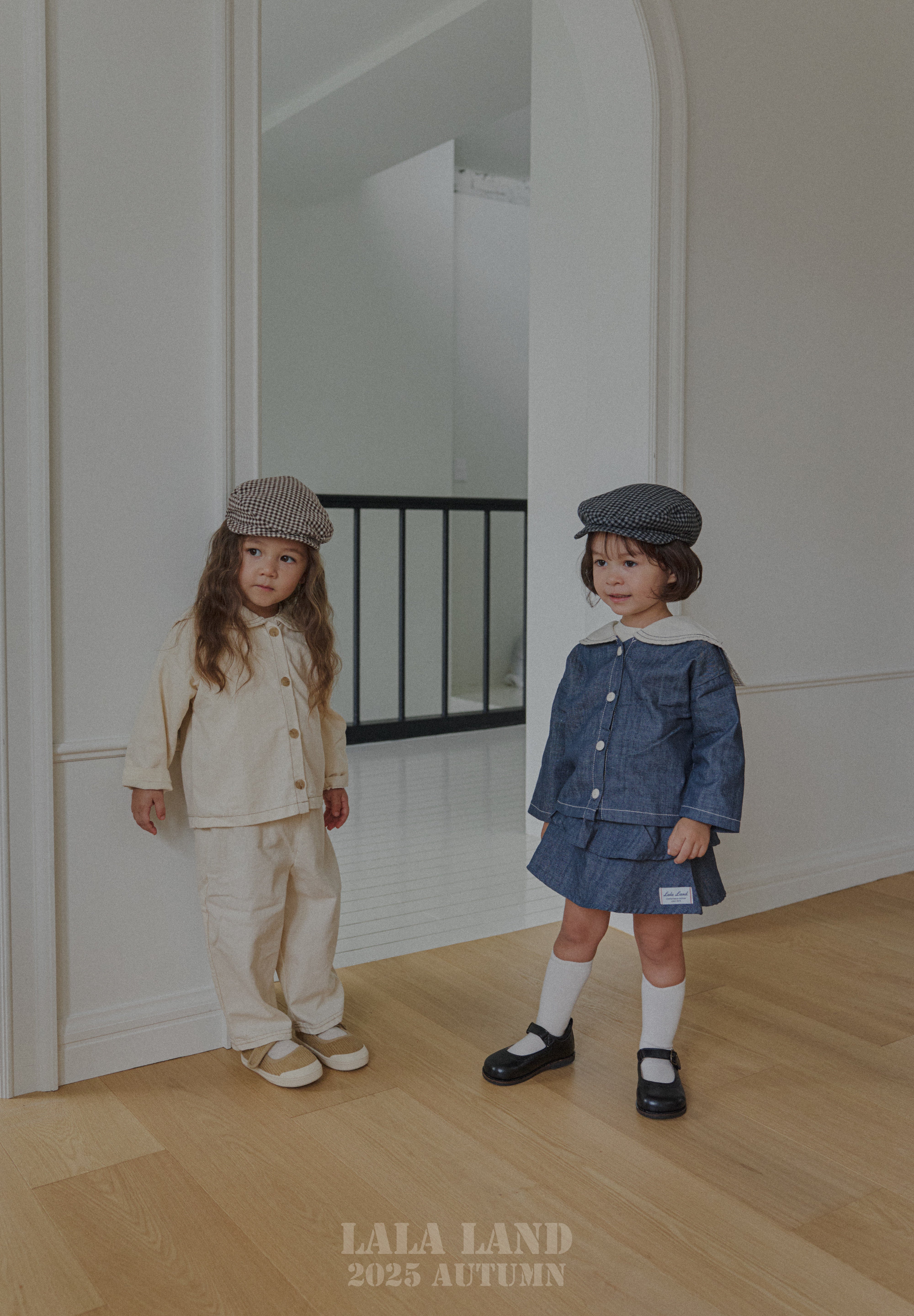 ［Lala land］New slub denim pants (kids)