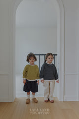 ［Lala land］Dotdot knit mtm (kids)