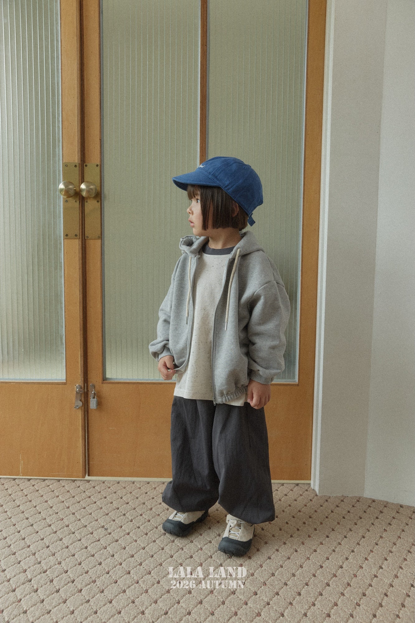 ［Lala land］Beans hood zip up
