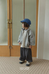 ［Lala land］Beans hood zip up
