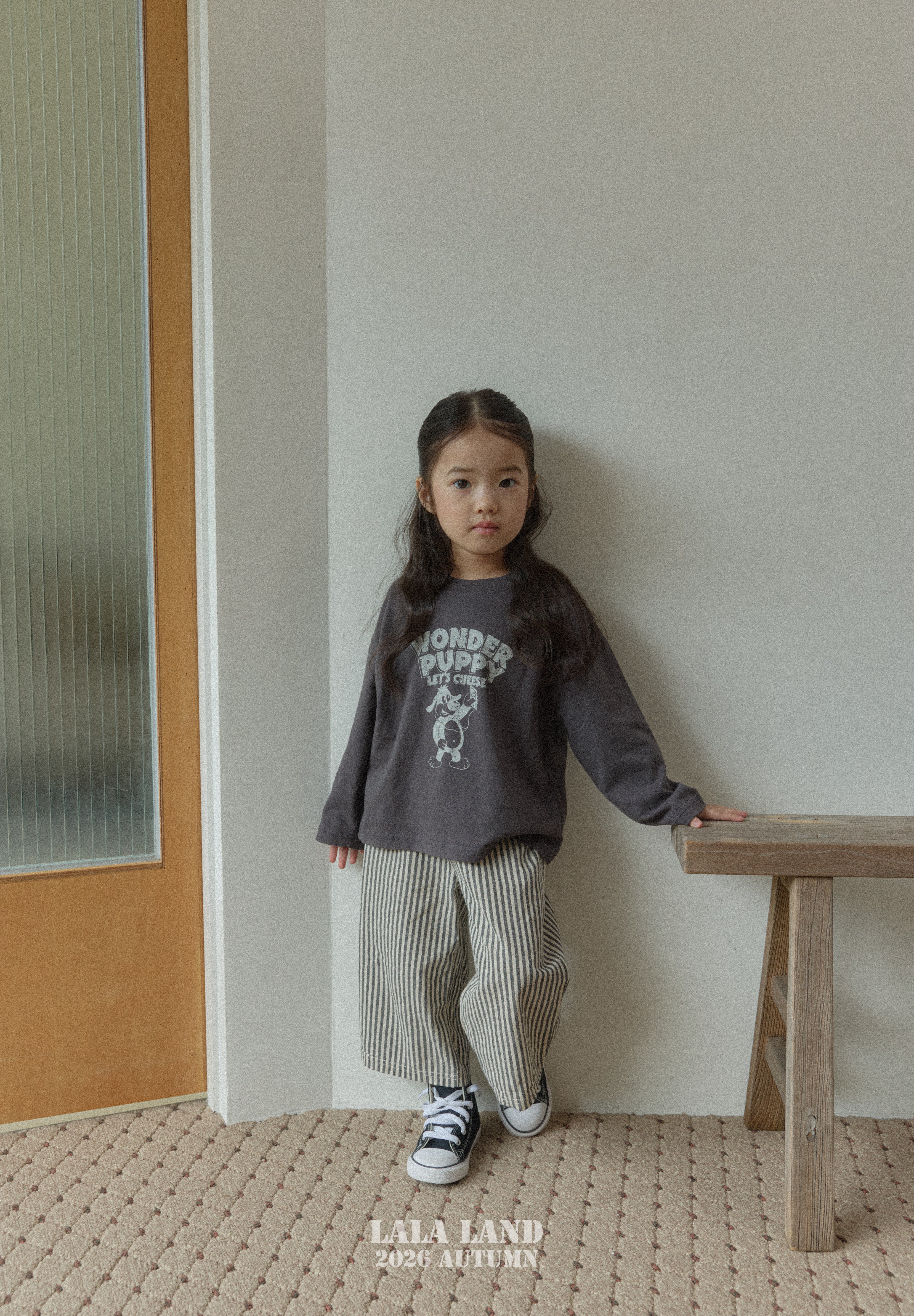 ［Lala land］Coco stripe pants