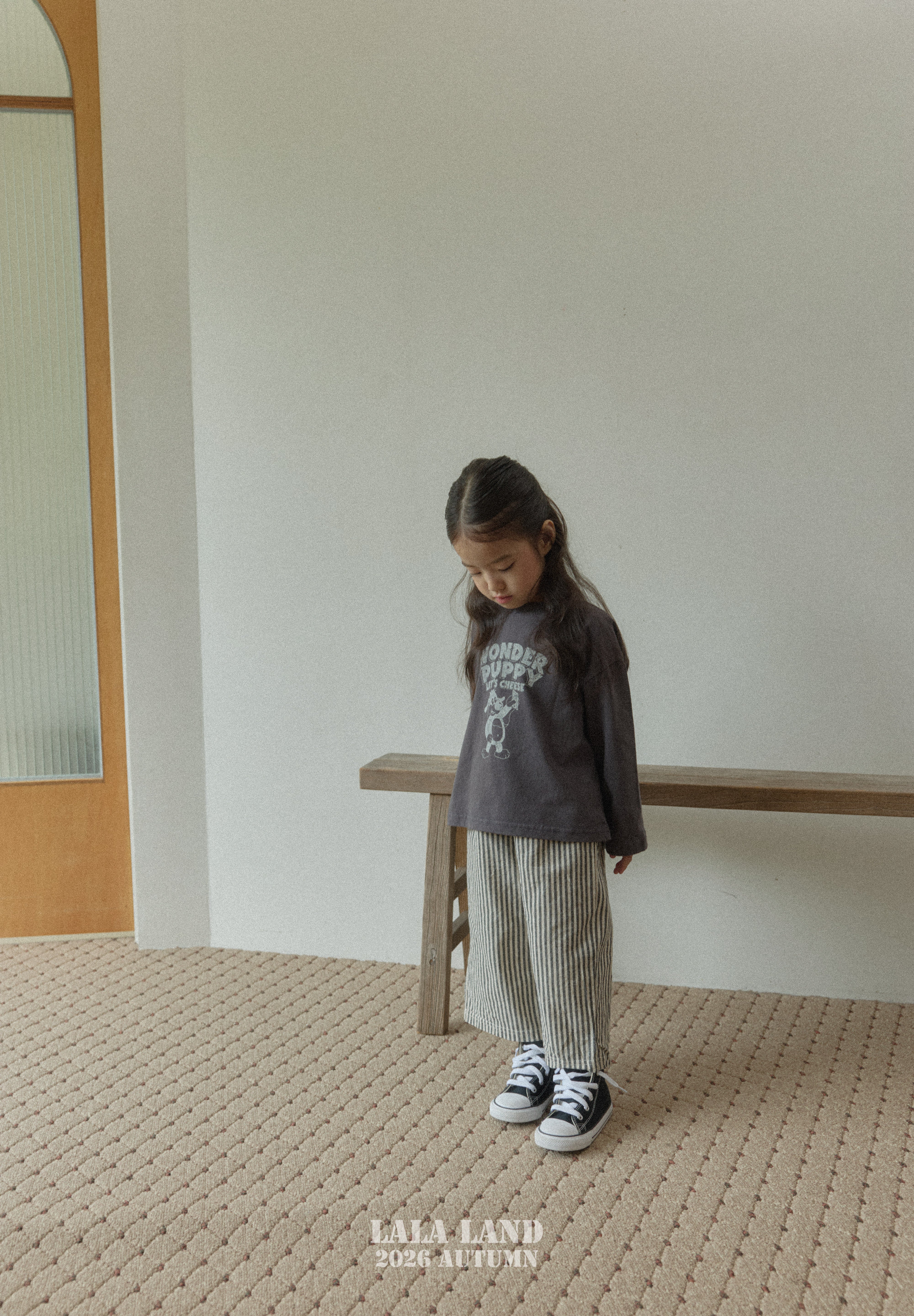 ［Lala land］Coco stripe pants