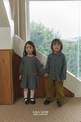 ［Lala land］Flour collar shirt