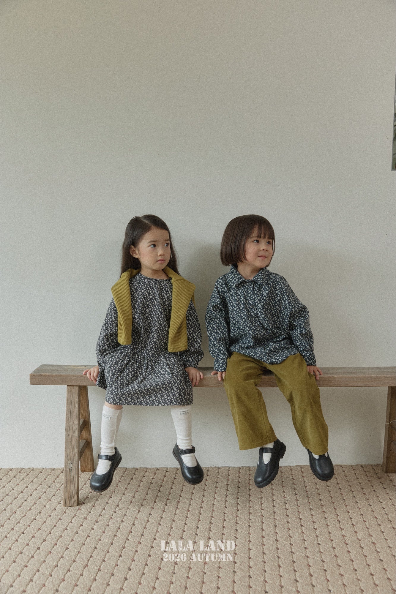 ［Lala land］Flour collar shirt