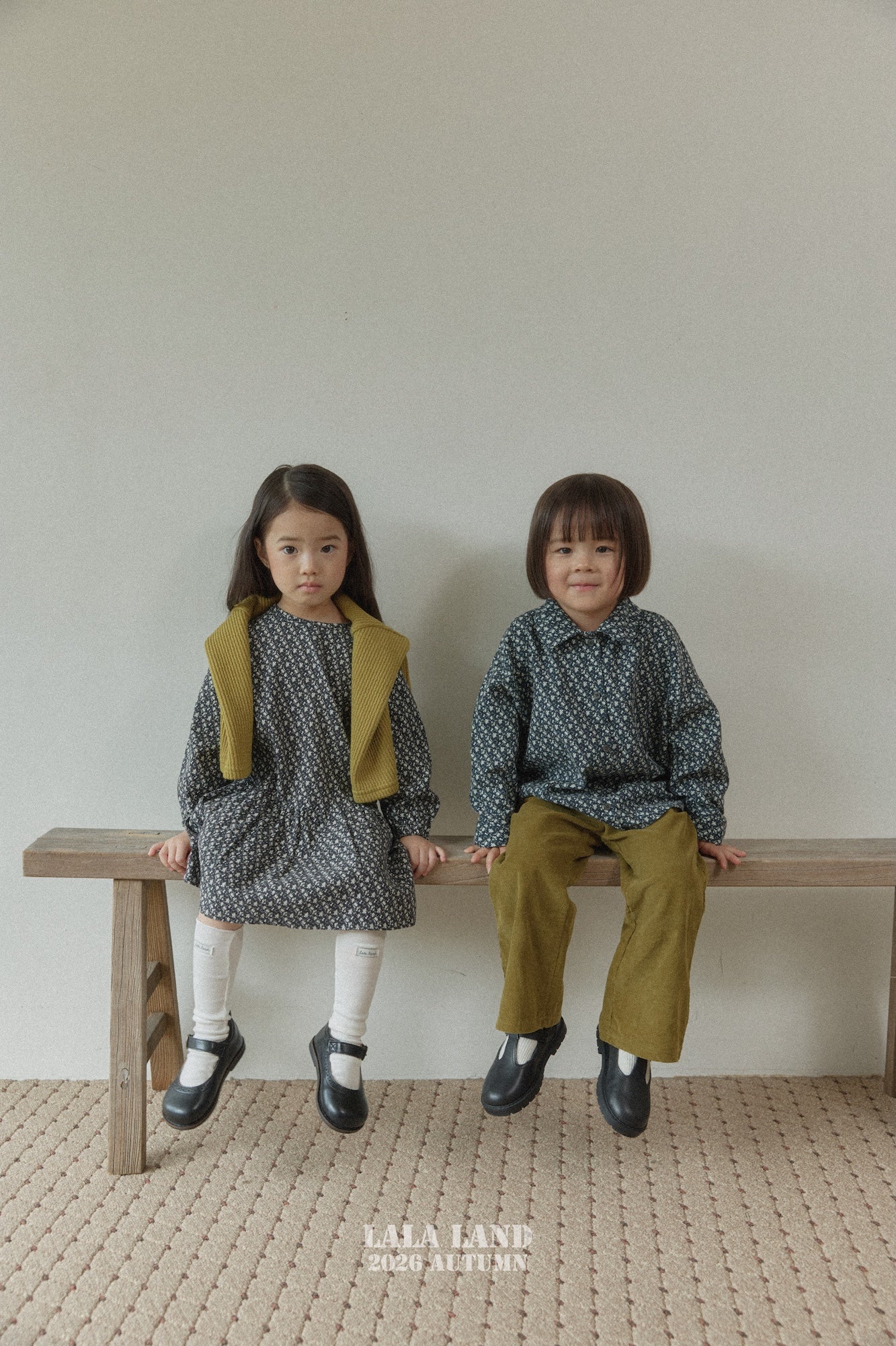 ［Lala land］Flour collar shirt