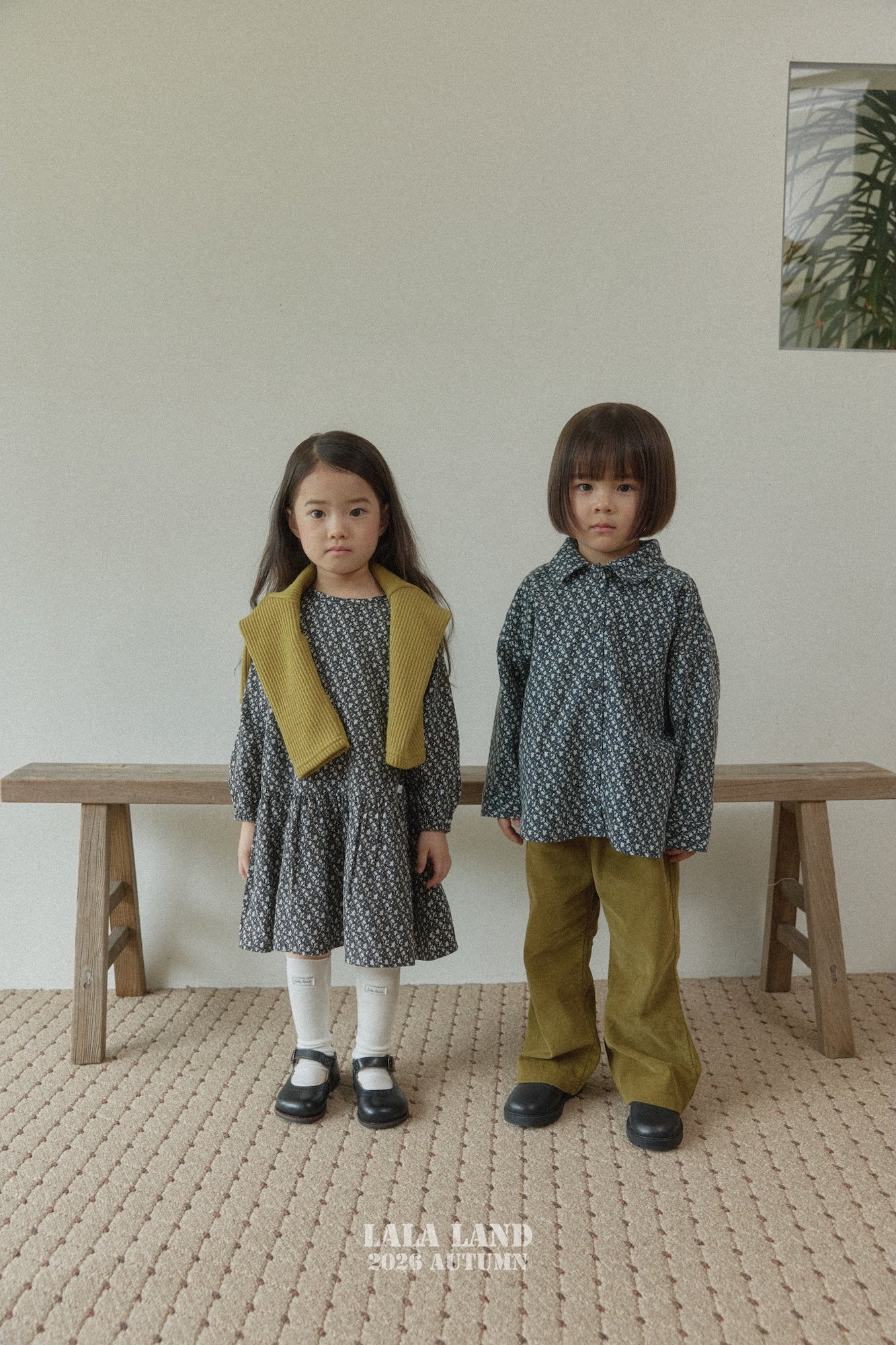 ［Lala land］Flour collar shirt