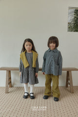 ［Lala land］Flour collar shirt