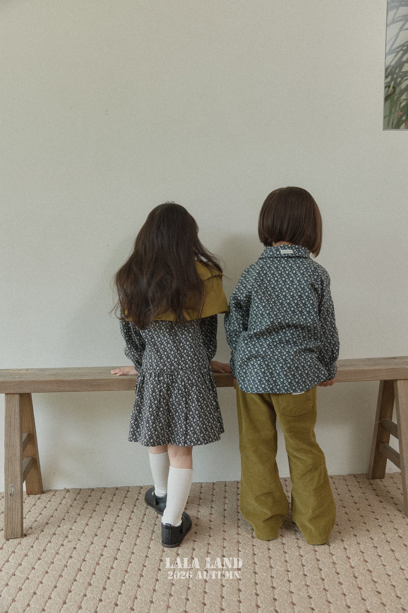 ［Lala land］Flour collar shirt