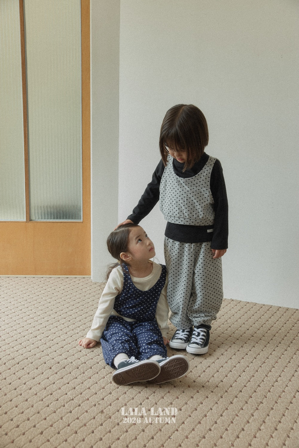 ［Lala land］Heart jogger pants