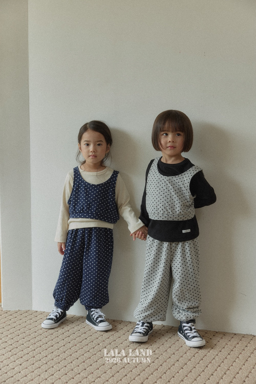 ［Lala land］Heart jogger pants