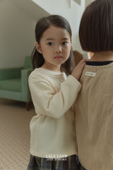 ［Lala land］Eve check pleats skirt