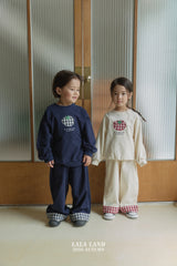 ［Lala land］Check roll up pants