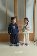 ［Lala land］Check roll up pants