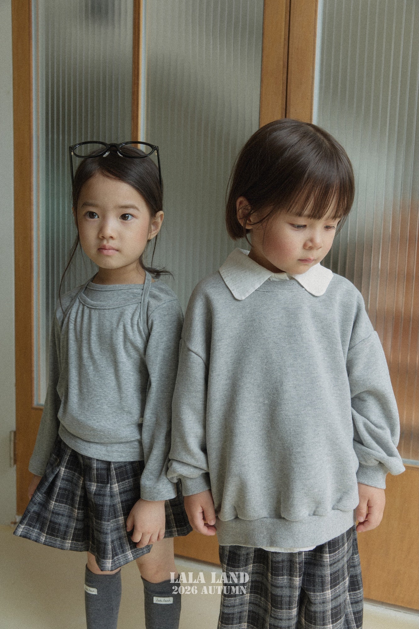 ［Lala land］Flour collar shirt