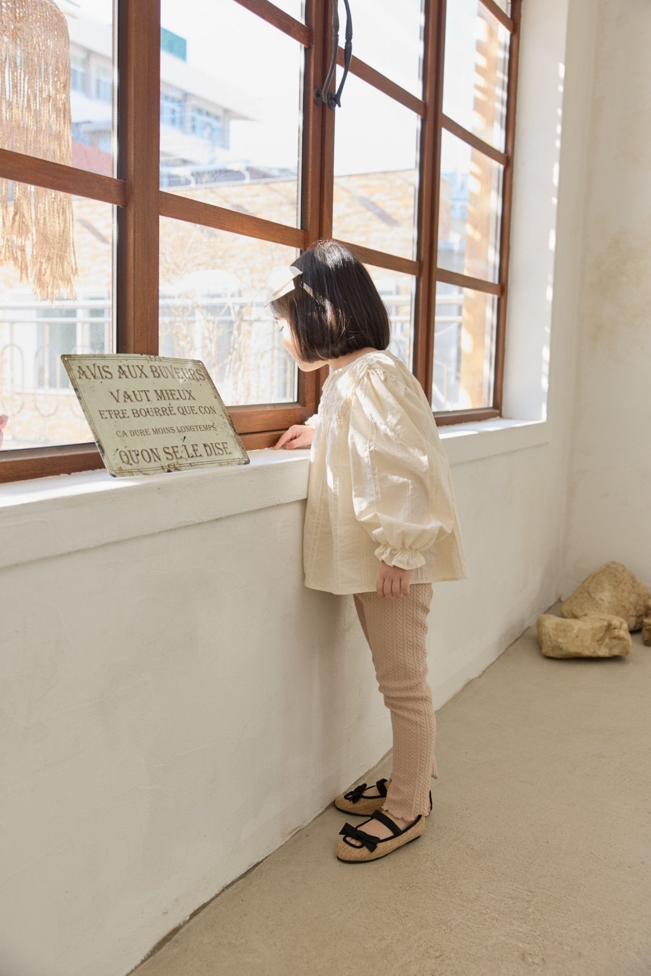 ［mon Atelier］Jacquard leggings