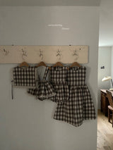 ［Anne shirley］Jaine one-piece (check)