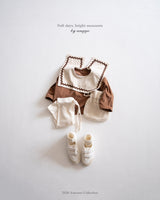 ［anggo］Nutella collar blouse