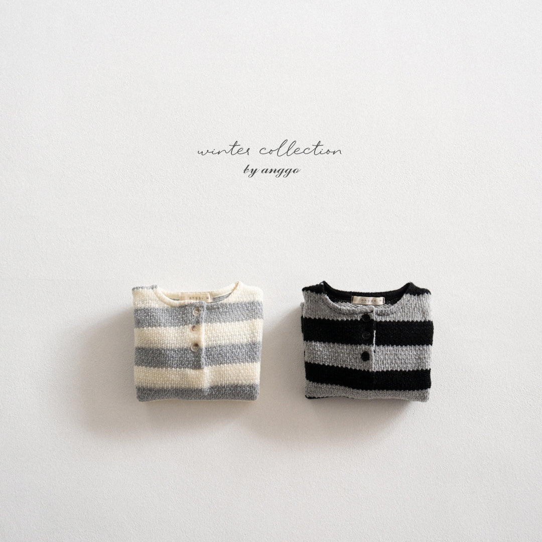 ［anggo］Pretzel stripe tops