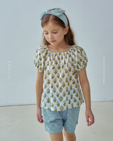 ［ROSETTE］Peach puff blouse