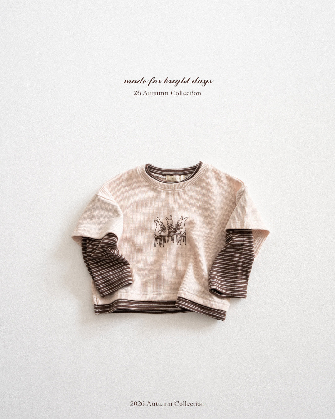 ［anggo］Pretzel layered tee