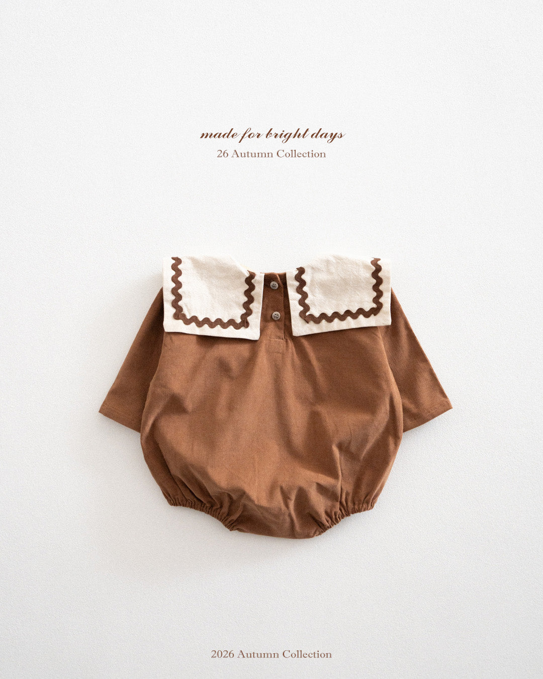 ［anggo］Nutella collar rompers