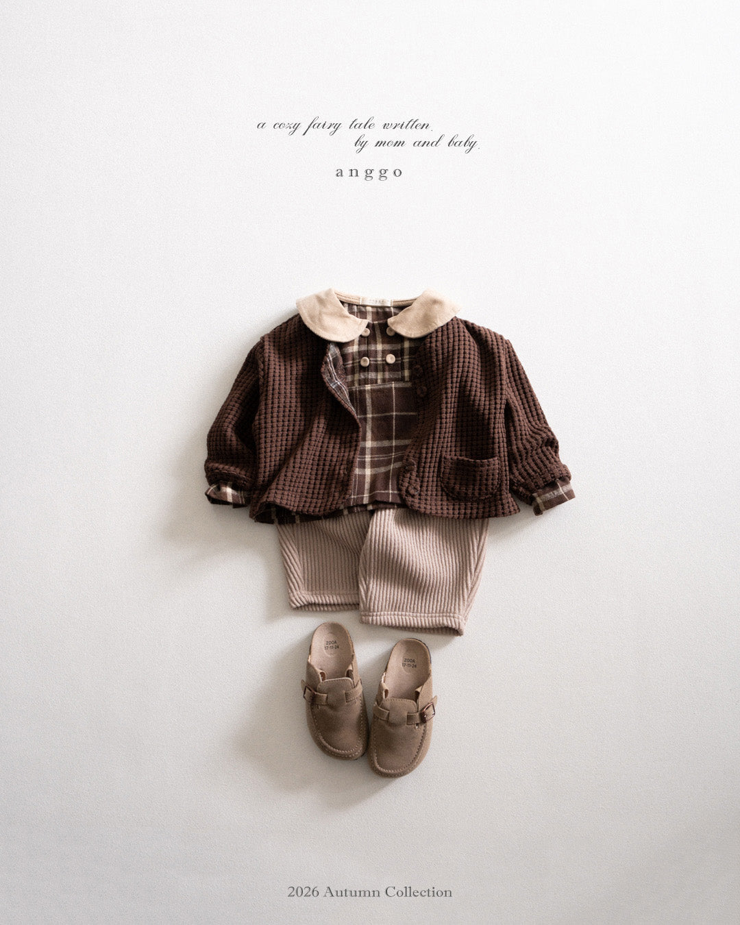 ［anggo］Cake check blouse